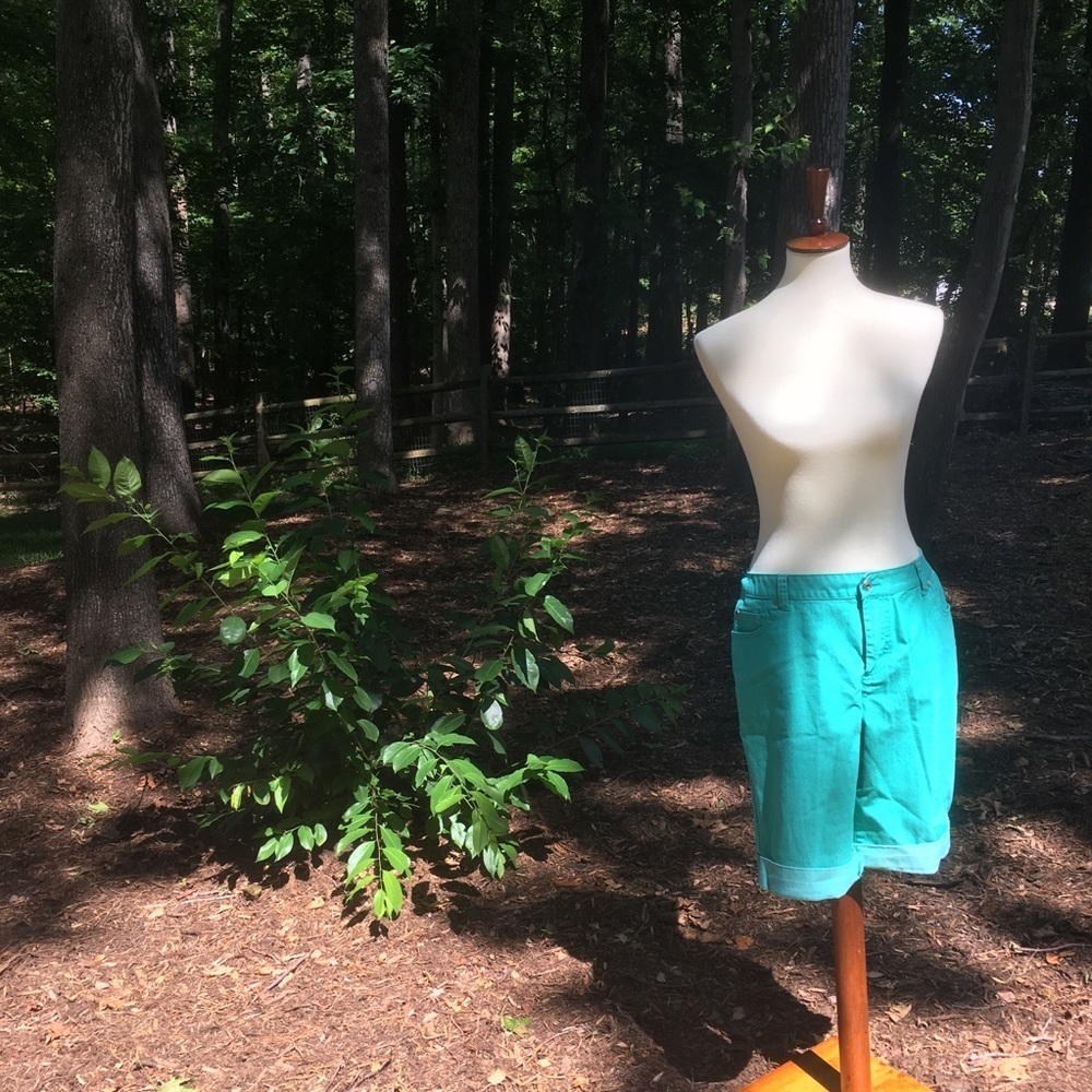 CJ Banks Cotton Twill Shorts